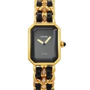 Pre-owned Glass watches Chanel Vintage , Black , Dames