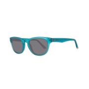 Turquoise Acetaat Filter 2 Zonnebril Gant , Blue , Unisex