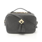 Pre-owned Leather crossbody-bags Louis Vuitton Vintage , Black , Dames