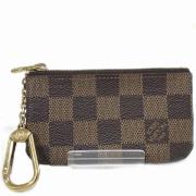 Pre-owned Canvas key-holders Louis Vuitton Vintage , Brown , Dames