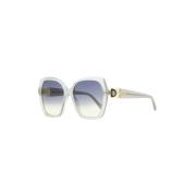 Witte Hars Zonnebril Categorie 3 Jimmy Choo , White , Dames