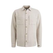 Gestructureerd Overshirt Lange Mouw Regular Fit Cast Iron , Gray , Her...