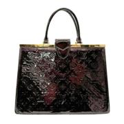 Pre-owned Leather louis-vuitton-bags Louis Vuitton Vintage , Purple , ...