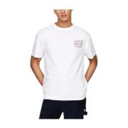 Spray Reg T-shirt Tommy Hilfiger , White , Heren