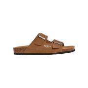 Bio Double Kepler Bruine Sandalen Pepe Jeans , Brown , Heren