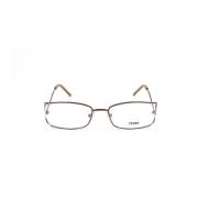 Metalen frames met bruine wijzerplaat Fendi , Brown , Dames