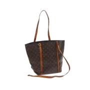 Pre-owned Canvas totes Louis Vuitton Vintage , Brown , Dames