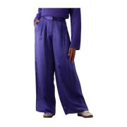 slfselene hw wide pant Selected Femme , Purple , Dames