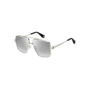 Grijze Metalen Zonnebril Degraded Mirrored Marc Jacobs , Gray , Dames