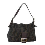 Pre-owned Canvas fendi-bags Fendi Vintage , Brown , Dames