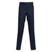 Blauwe Linnen Casual Broek J.Lindeberg , Blue , Heren