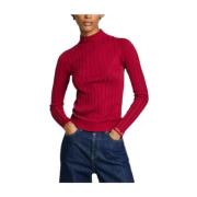 Elegant Turtleneck Jersey Pepe Jeans , Red , Dames