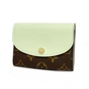 Pre-owned Fabric wallets Louis Vuitton Vintage , Green , Dames