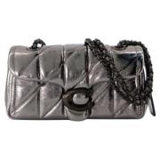 Leather shoulder-bags Coach , Gray , Dames