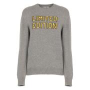 Grijze Crew Neck Sweater Limited Edition Saint Barth , Gray , Dames