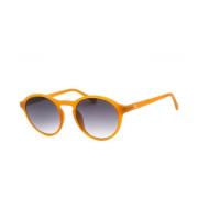 Oranje Plastic Zonnebril met Grijze Lens Guess , Orange , Unisex