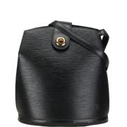 Pre-owned Leather shoulder-bags Louis Vuitton Vintage , Black , Dames