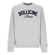 Grijze Katoenen Crew Neck Sweater Saint Barth , Gray , Heren