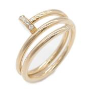 Pre-owned Metal rings Cartier Vintage , Beige , Dames