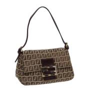 Pre-owned Canvas fendi-bags Fendi Vintage , Beige , Dames