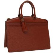 Pre-owned Leather handbags Louis Vuitton Vintage , Brown , Dames