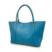 Pre-owned Leather gucci-bags Gucci Vintage , Blue , Dames