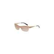 Multicolor Metalen UV-filter zonnebril voor vrouwen Police , Beige , D...