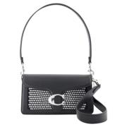 Leather shoulder-bags Coach , Black , Dames