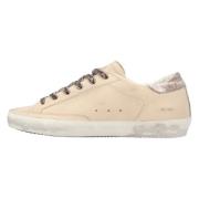 Leather sneakers Golden Goose , Beige , Dames