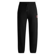 Logo Print Joggers Hugo Boss , Black , Heren