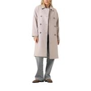 Elegante Venice Wool Coat MOS Mosh , Beige , Dames