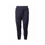 Verhoogde fleece lens sweatpants C.p. Company , Blue , Heren