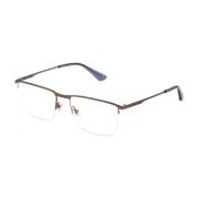 Metalen frames met bruine wijzerplaat Police , Brown , Heren