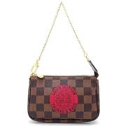 Pre-owned Canvas clutches Louis Vuitton Vintage , Brown , Dames