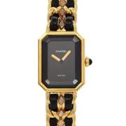 Pre-owned Glass watches Chanel Vintage , Black , Dames