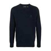 Blauwe Casual Katoenen Longsleeve Pullover Polo Ralph Lauren , Blue , ...