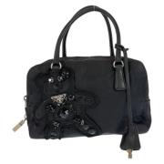 Pre-owned Canvas prada-bags Prada Vintage , Black , Dames