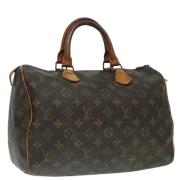 Pre-owned Canvas louis-vuitton-bags Louis Vuitton Vintage , Brown , Da...