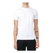 Katoenen T-Shirt Korte Mouw Dsquared2 , White , Heren