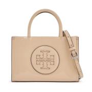 Ella Bio Tote Tas Tory Burch , Beige , Dames