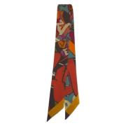 Pre-owned Silk scarves Hermès Vintage , Multicolor , Dames