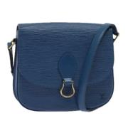 Pre-owned Leather louis-vuitton-bags Louis Vuitton Vintage , Blue , Da...