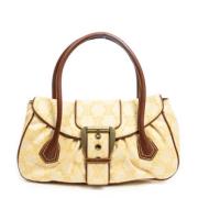 Pre-owned Canvas celine-bags Celine Vintage , Yellow , Dames