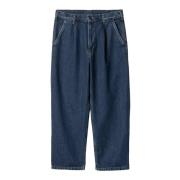 Denim Jeans met Amerikaanse zak 100% katoen Carhartt Wip , Blue , Here...