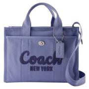 Cotton shoulder-bags Coach , Blue , Dames