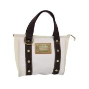 Pre-owned Cotton louis-vuitton-bags Louis Vuitton Vintage , White , Da...