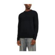 Zachte Gebreide Crew Neck Trui Jack & Jones , Blue , Heren