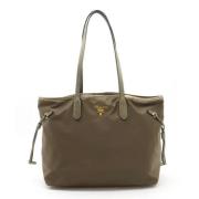 Pre-owned Canvas prada-bags Prada Vintage , Green , Dames