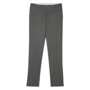 Katoenen Broek met Zakken Canali , Gray , Heren