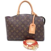 Pre-owned Canvas handbags Louis Vuitton Vintage , Brown , Dames